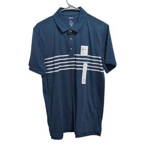 Sonoma Polo Knit Shirt NWT Men's Size Med Blue